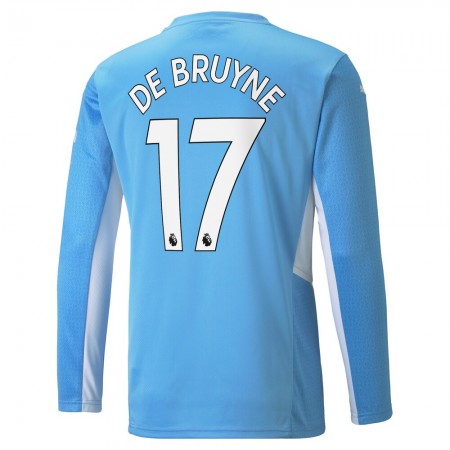Manchester City Kevin De Bruyne 17 Domaći Nogometni Dres 2021-2022 Dugim Rukavima
